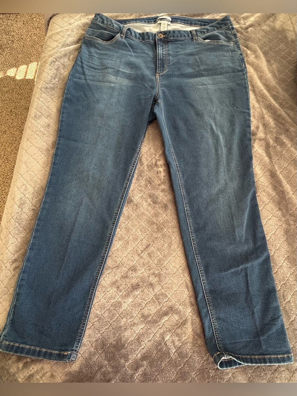 Catherines Denim 5 Pocket Straight-Leg Jegging